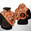 San Francisco Giants MLB Camo Team 3D Hoodie Zipper Hoodie 0