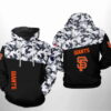San Francisco Giants MLB Camo Veteran 3D Hoodie Zipper Hoodie 0