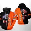 San Francisco Giants MLB US Flag Skull 3D Hoodie Zipper Hoodie 0