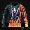 San Jose Sharks NHL Us Flag Skull 3D Printed Hoodie Sweatshirt Tshirt 1