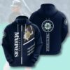 Seattle Mariners Custom Sport All Over Print Hoodie 3D 3 Seattle Mariners Custom Sport All Over Print Hoodie 3D 3 0
