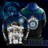 Seattle Mariners Custom Sport All Over Print Hoodie 3D 4 0
