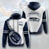 Seattle Seahawks Custom Sport All Over Print Hoodie 3D 2 0