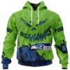 Seattle Seahawks Hoodie 3D Devil Eyes Gift for Fans 0