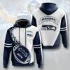 Seattle Seahawks Hoodie Flame Balls Graphic Gift for Fans 0