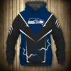 Seattle Seahawks Hoodie Lightning Graphic Gifts for Fans Seattle Seahawks Hoodie Lightning Graphic Gifts for Fans 0