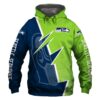 Seattle Seahawks Hoodie Zigzag Graphic Zip Hoodie Gift for Fans Seattle Seahawks Hoodie Zigzag Graphic Zip Hoodie Gift for Fans 0