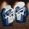Seattle Seahawks Nfl 3D All Over Print Zip Up Hoodie Option Seattle Seahawks NFL 3D All Over Print Zip up Hoodie Option 1