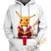 Shazam Cosplay Pikachu Hoodie 3D Shazam Cosplay Pikachu Hoodie 3D 0