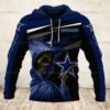 Skull Dallas Cowboys Nfl Football Team 3D All Over Print Zip Up Hoodie Option Skull Dallas Cowboys NFL Football Team 3D All Over Print Zip up Hoodie Option 1