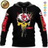 Skull Kansas City Chiefs American Football Team Nfl 3D All Over Print Zip Up Hoodie Option Skull Kansas City Chiefs American Football Team NFL 3D All Over Print Zip up Hoodie Option 1