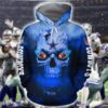 Skull On Fire Dallas Cowboys Nfl 3D All Over Print Zip Up Hoodie Option Skull On Fire Dallas Cowboys NFL 3D All Over Print Zip up Hoodie Option 1