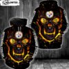 Skull Pittsburgh Steelers 3D Hoodie Zip Hoodie, Nfl 3D All Over Print Hoodie Zip Hoodie Skull Pittsburgh Steelers 3D Hoodie Zip Hoodie NFL 3D All Over Print Hoodie Zip Hoodie 1