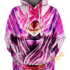 Son Goku Pink Rose Hoodie 3D Son Goku Pink Rose Hoodie 3D 0