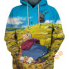 Sophie And Heen Studio Ghibli Hoodie 3D 0