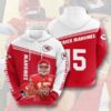 Sports American Baseball NFL Kansas City Chiefs 3D All Over Print Zip up Hoodie Option 1