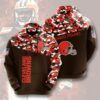 Sports American Football Nfl Cleveland Browns 3D All Over Print Zip Up Hoodie Option Sports American Football NFL Cleveland Browns 3D All Over Print Zip up Hoodie Option 1