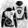 Sports American Football Nfl Las Vegas Raiders 3D All Over Print Zip Up Hoodie Option Sports American Football NFL Las Vegas Raiders 3D All Over Print Zip up Hoodie Option 1