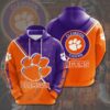 Sports American Football Ncaaf Clemson Tigers Usa Hoodie 3D Sports American Football Ncaaf Clemson Tigers Usa Hoodie 3D 0