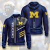 Sports American Football Ncaaf Michigan Wolverines Usa Sport All Over Print Hoodie 3D 0