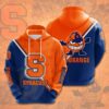 Sports American Football Ncaaf Syracuse Orange Usa Sport All Over Print Hoodie 3D 0