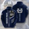 Sports American Football Ncaaf Utah State Aggies Usa Hoodie 3D 0