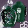 Sports American Football New York Jets Leveon Bell 3D Hoodie Zip Hoodie NFL 3D All Over Print Hoodie Zip Hoodie 1