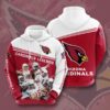 Sports American Football Nfl Arizona Cardinals Usa All Over Print Hoodie 3D 0