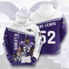 Sports American Football Nfl Baltimore Ravens Ray Lewis Usa Hoodie 3D 0