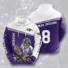 Sports American Football Nfl Baltimore Ravens Usa Sport All Over Print Hoodie 3D 2 0