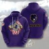 Sports American Football Nfl Baltimore Ravens Usa Sport All Over Print Hoodie 3D 3 0