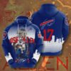 Sports American Football Nfl Buffalo Bills Josh Allen Usa Sport All Over Print Hoodie 3D 3 0