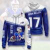 Sports American Football Nfl Buffalo Bills Josh Allen Usa Sport All Over Print Hoodie 3D 5 0