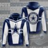 Sports American Football Nfl Dallas Cowboys Usa Sport All Over Print Hoodie 3D 1 0