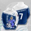 Sports American Football Nfl Indianapolis Colts Jacoby Brissett Usa Hoodie 3D 0