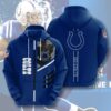 Sports American Football Nfl Indianapolis Colts Usa Sport All Over Print Hoodie 3D 3 0