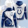 Sports American Football Nfl Indianapolis Colts Usa Sport All Over Print Hoodie 3D 4 0