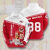 Sports American Football Nfl Kansas City Chiefs Tony Gonzalez Usa Hoodie 3D 0
