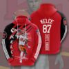 Sports American Football Nfl Kansas City Chiefs Travis Kelce Usa Hoodie 3D 0