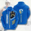 Sports American Football Nfl Los Angeles Chargers Usa Sport All Over Print Hoodie 3D 1 0