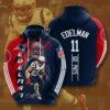 Sports American Football Nfl New England Patriots Julian Edelman Usa Hoodie 3D 0