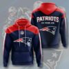 Sports American Football Nfl New England Patriots Usa Sport All Over Print Hoodie 3D 4 0