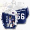Sports American Football Nfl New York Giants Lawrence Taylor Usa Hoodie 3D 0