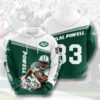 Sports American Football Nfl New York Jets Bilal Powell Usa Hoodie 3D 0