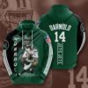 Sports American Football Nfl New York Jets Sam Darnold Usa Hoodie 3D 0
