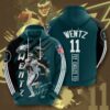 Sports American Football Nfl Philadelphia Eagles Carson Wentz Usa Hoodie 3D 0
