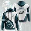 Sports American Football Nfl Philadelphia Eagles Usa Sport All Over Print Hoodie 3D 2 0