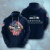 Sports American Football Nfl Seattle Seahawks Usa Sport All Over Print Hoodie 3D 3 0