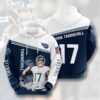 Sports American Football Nfl Tennessee Titans Ryan Tannehill Usa Sport All Over Print Hoodie 3D 0