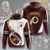 Sports American Football Nfl Washington Redskins Usa Hoodie 3D 0